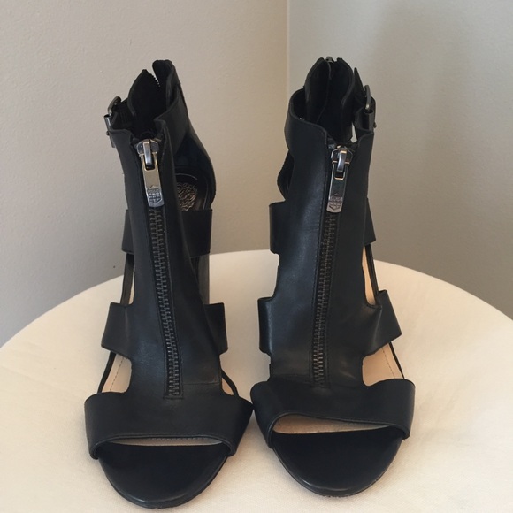 Vince Camuto Shoes - Vince Camuto Marleau Black Block Heel Sandals
